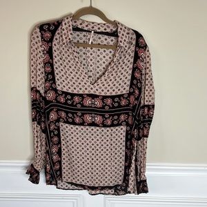 Free People Changing times tunic in tea blouse Small